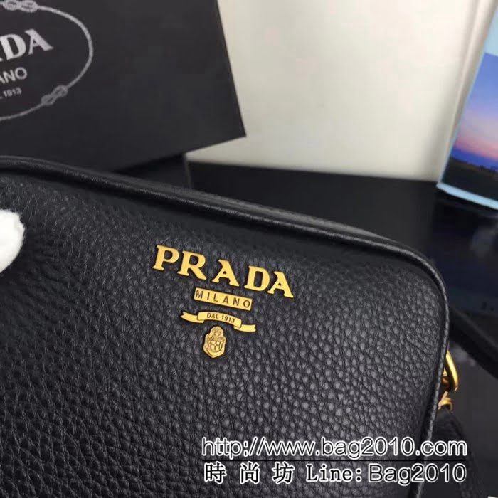 普拉達PRADA原單 原單 P家新款專櫃品質 1BH036 原廠自然摔紋牛皮 單肩斜挎包 PHY1596